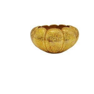 Vintage Hand Painted NOR-SO Camdon, Ark. 22 KT. Gold Scalloped Edge Bowle